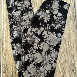 lululemon athletica Black and Gray Leggings